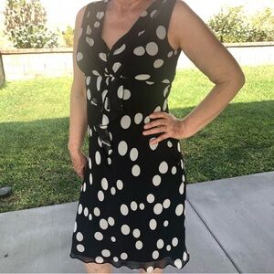 Black and White Polka Dot Dress